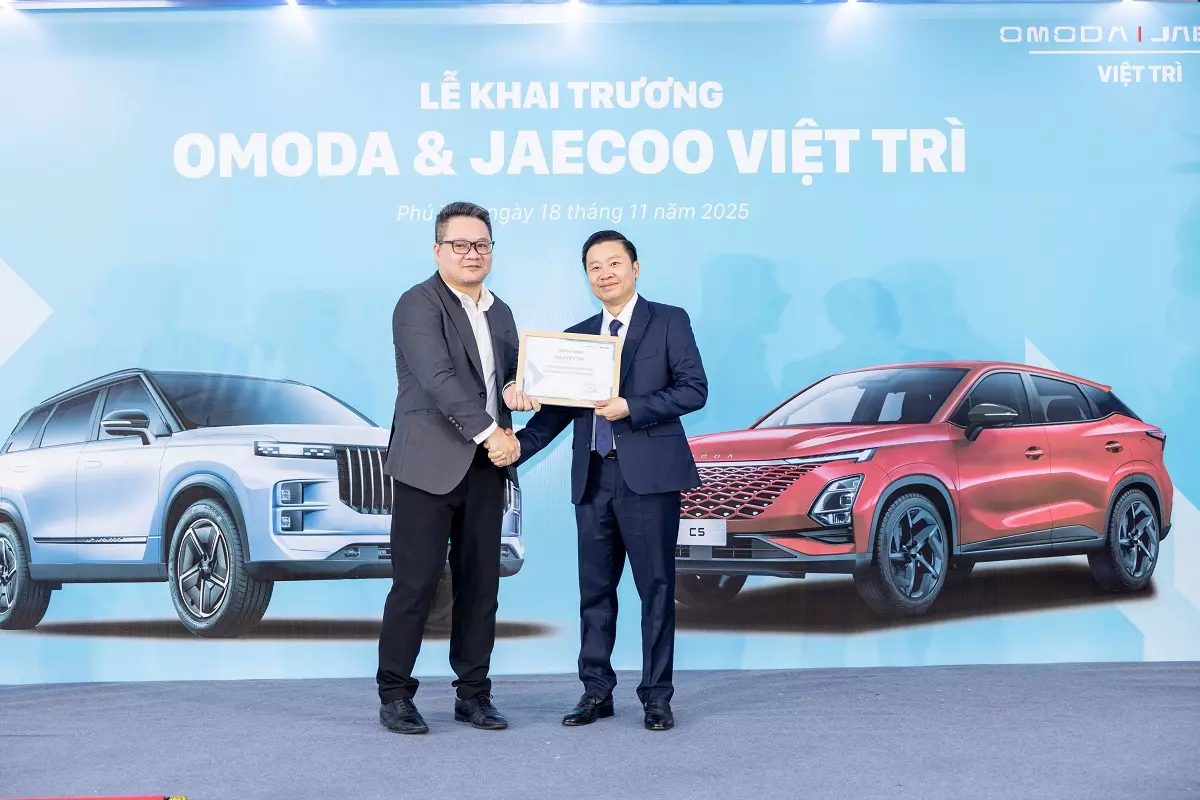 Omoda & Jaecoo Việt Trì đánh dấu bước tiến quan trọng trong chiến lược phủ sóng toàn quốc của thương hiệu.