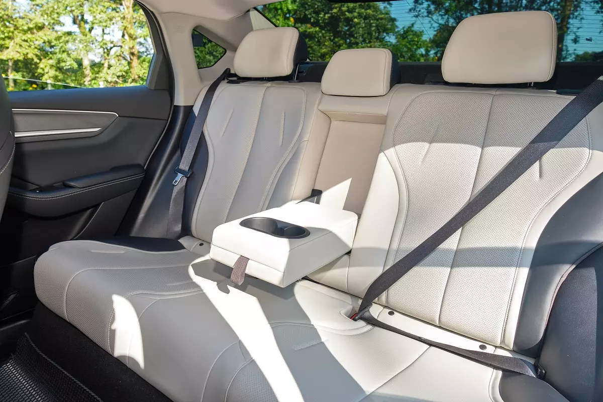 Hàng ghế sau của Volvo XC60.
