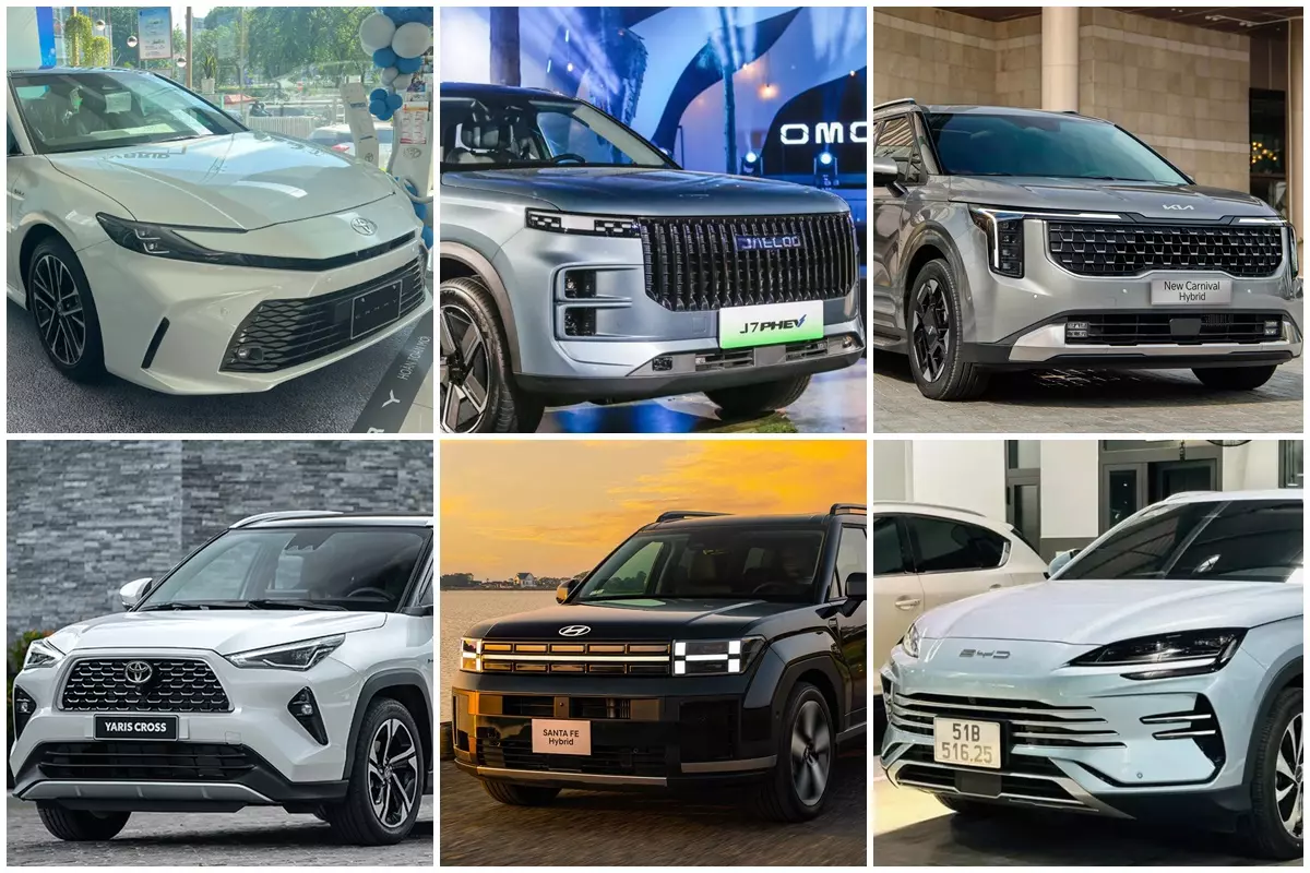 Xe Hybrid bùng nổ ưu đãi cuối năm, khách hàng tiết kiệm cả trăm triệu tiền lăn bánh.
