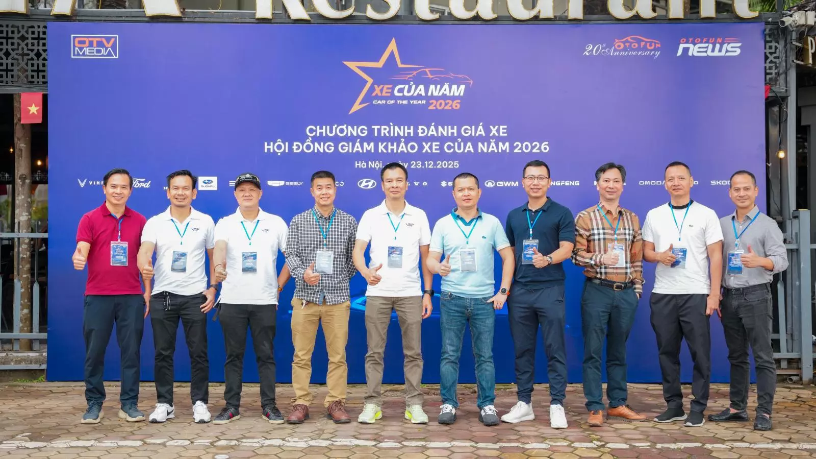 Thành viên hội đồng giám khảo "Xe của năm 2026" .