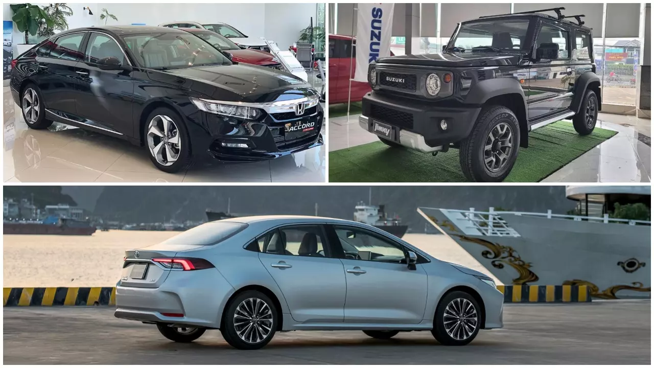 Top 10 ô tô bán ít nhất tháng 12/2025.