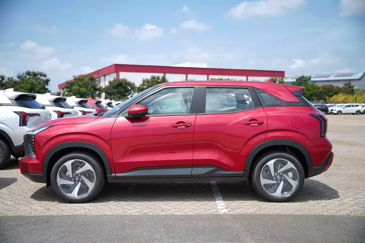 Thân xe Mitsubishi Xforce cơ bắp.
