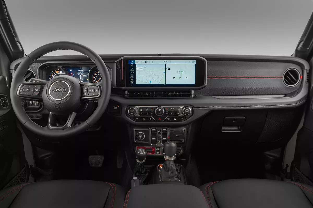Khoang nội thất Jeep Wrangler 2026 .