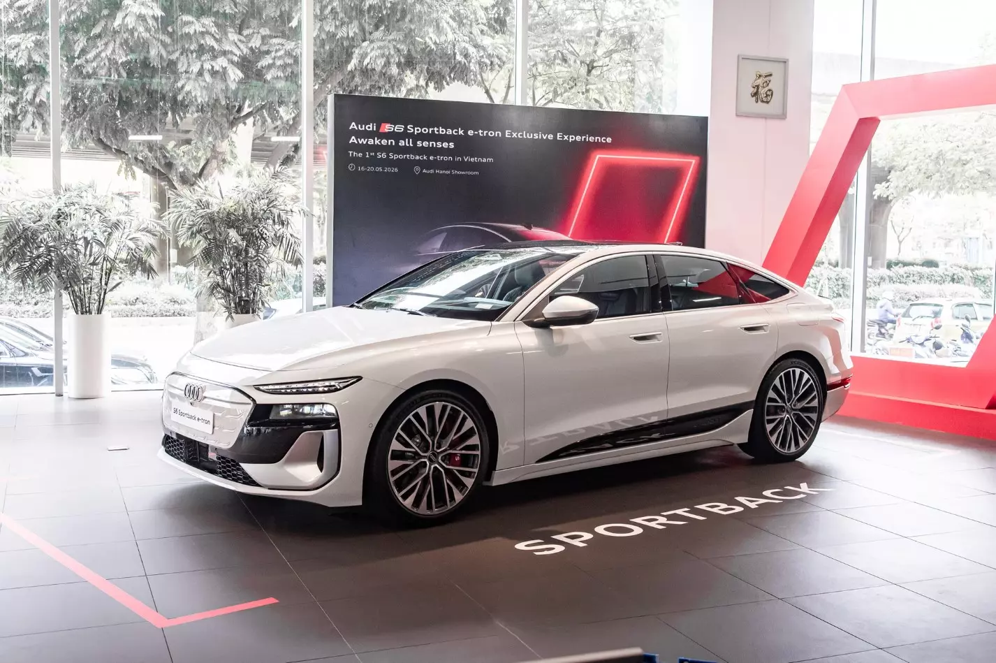 Kích thước tổng thể của Audi S6 Sportback e-tron Kích thước tổng thể của Audi S6 Sportback e-tron.