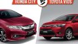 Giá lăn bánh của Honda City và Toyota Vios là bao nhiêu giữa tâm bão giá?