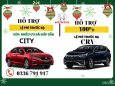 KHUYẾN MÃI KHỦNG CUỐI NĂM DÀNH CHO HONDA CITY VÀ HONDA CRV