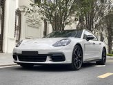 Porsche Panamera 4S Executive 2017 - Màu xanh Night Blue (Wrap màu xám xi măng), nội thất kem, tên cá nhân, một chủ từ mới