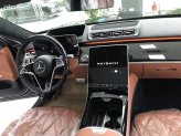 Mercedes-Benz Maybach S580 4Matic 2022 - Xe màu đen, nội thất nâu da bò, cam kết có xe luôn