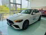 Mercedes-Benz AMG C43 2023 - TRẮNG ĐỎ - SIÊU LƯỚT 30 KM - TRƯNG BÀY