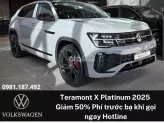 Volkswagen Teramont X 2025 - Nhập khẩu, Hỗ trợ 50% Thuế trước bạ, gói Phụ kiện hấp dẫn khi liên hệ