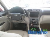 Salon ô tô Chính Hùng cần bán gấp Lexus LS 600H L năm 2008, màu đỏ đã đi 75640 km