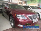 Salon ô tô Chính Hùng cần bán gấp Lexus LS 600H L năm 2008, màu đỏ đã đi 75640 km