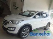 Hyundai An Sương cần bán Hyundai Santa Fe Crd I sản xuất 2015, màu trắng