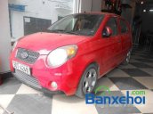 Cần bán gấp Kia Morning SLX đời 2008, màu đỏ đã đi 70000 km, giá bán 305Tr