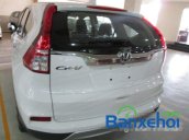 Bán xe Honda CR V 2.4L sản xuất 2015, màu trắng. Xe sử dụng nhiên liệu xăng