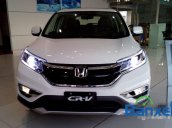 Cần bán Honda CR V 2.4AT đời 2015, màu trắng