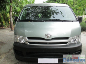 Toyota Hiace, đầu búa, 16 chỗ, máy xăng, SX 2008, màu xanh ngọc, nhà sử dụng cần bán 