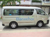 Toyota Hiace 16 chỗ, đầu búa, máy xăng, 2009, màu xanh ngọc cần bán