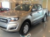 Bán Ford Ranger XLS MT sản xuất 2017, màu ghi vàng, xe nhập khẩu