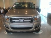 Bán Ford Ranger XLS MT sản xuất 2017, màu ghi vàng, xe nhập khẩu