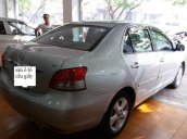 Toyota Vios 1.5 sản xuất 2008 màu bạc, số sàn, nội thất da màu kem