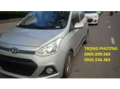 Cần bán Hyundai Grand i10 1.0MT đời 2015, màu bạc, nhập khẩu nguyên chiếc