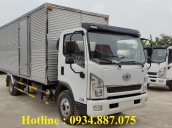 Bán xe tải Faw 6.2 tấn (6T2) thùng dài 4.35 mét trả trước 80tr