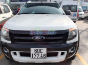 Cần bán gấp Ford Ranger Wildtrak 3.2 AT sản xuất 2014, màu trắng, nhập khẩu, số tự động