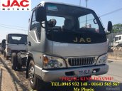 Xe tải JAC 2T4 vào thành phố, thùng mui kín