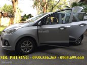 Cần bán Hyundai Grand i10 2017 Tam Kỳ, màu bạc, LH: Trọng Phương 0935.536.365 – 0905.699.660