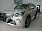 Bán xe Lexus LX 570 Luxury 2016 màu vàng, giao xe ngay, bao giá thị trường