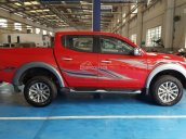 Bán Mitsubishi Triton 2 cầu số sàn (4x4 MT) màu đỏ đời 2018, giao xe ngay, thủ tục nhanh gọn