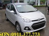 Cần bán xe Hyundai Grand i10 , màu bạc, LH Ngọc Sơn: 0911.377.773