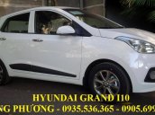 Bán Hyundai Grand i10 Đà Nẵng, màu trắng, LH: Trọng Phương – 0935.536.365 – xe trang bị đầu DVD + GPS