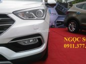 Bán Hyundai Santa Fe mới đời 2018, màu trắng, xe nhập - Lh Ngọc Sơn: 0911377773