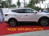 Bán Hyundai Santa Fe mới đời 2018, màu trắng, xe nhập - Lh Ngọc Sơn: 0911377773