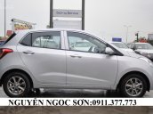 Cần bán Hyundai Grand i10 đời 2018, màu bạc, trả gop 80% xe - Lh Ngọc Sơn: 0911.377.773