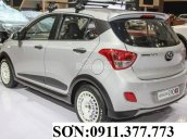 Cần bán Hyundai Grand i10 đời 2018, màu bạc, trả gop 80% xe - Lh Ngọc Sơn: 0911.377.773