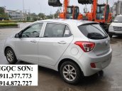 Cần bán Hyundai Grand i10 đời 2018, màu bạc, trả gop 80% xe - Lh Ngọc Sơn: 0911.377.773