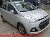 Cần bán Hyundai Grand i10 đời 2018, màu bạc, trả gop 80% xe - Lh Ngọc Sơn: 0911.377.773