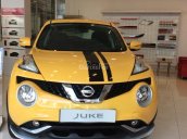 Nissan Juke CVT năm 2016, dòng xe thể thao, màu vàng, xe nhập nguyên chiếc từ Anh Quốc, có xe giao ngay