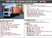 Bán xe đầu kéo Hyundai HD1000