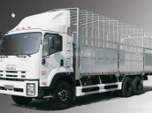 Bán xe tải Isuzu 6T2 thùng mui bạt, trả góp giá rẻ