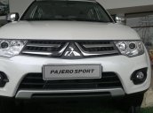 Bán Mitsubishi Pajero Sport 4x2AT đời 2016, màu trắng, giá chỉ 980 triệu, khuyến mại hấp dẫn từ đại lý