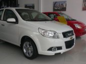 Bán xe Chevrolet Aveo LT 2018 màu trắng cam kết, giá rẻ nhất cạnh tranh nhất đưa trước 5% nhận xe ngay