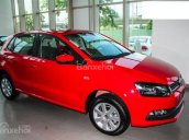 Volkswagen Polo Hatchback 1.6L 6AT đời 2016, màu đỏ, xe nhập, chỉ cần trả trước 150 triệu