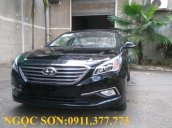 Bán Hyundai Sonata mới đời 2016, màu đen, nhập khẩu chính hãng. Lh: Ngọc Sơn: 0911.477.123