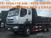 Cần bán xe tải Ben Chenglong 3 chân đời 2016, màu bạc, động cơ 310HP