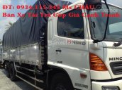 Cần bán xe Hino FL 3 chân - 16 tấn đời 2016 màu trắng/ giá rẻ