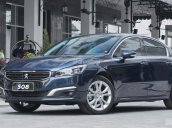 Peugeot Quảng Ninh bán xe Pháp Peugeot 508 xanh nội thất be, xe châu Âu nhập khẩu mới 100%